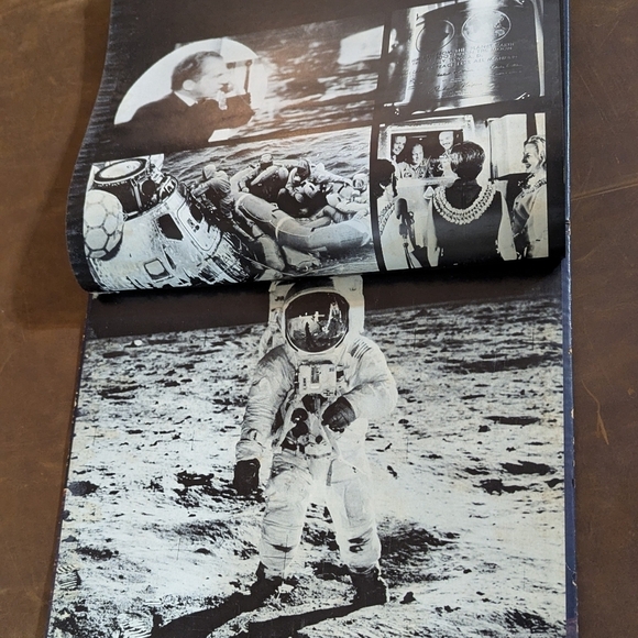 FOOTSTEPS ON THE MOON:The Flight of Apollo 11 1969-LP Command 948S With Book - Picture 1 of 7